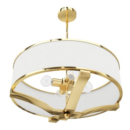 Open Design OR84825 - Taklampa på stång GERDO 4xE27/12W/230V guld/vit
