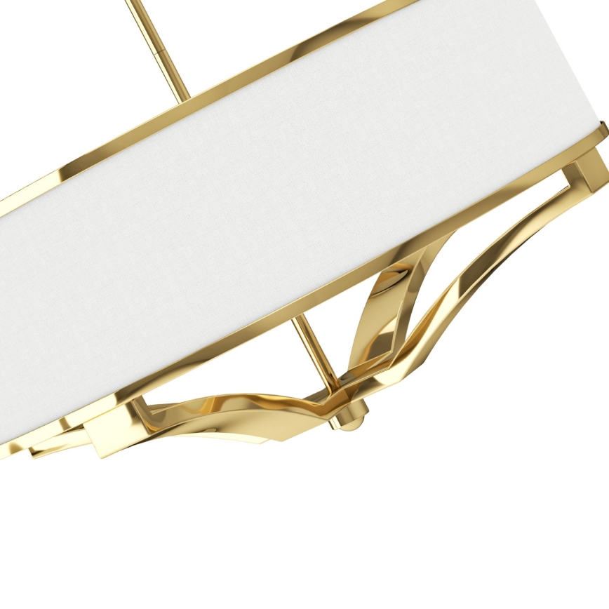 Open Design OR84825 - Taklampa på stång GERDO 4xE27/12W/230V guld/vit