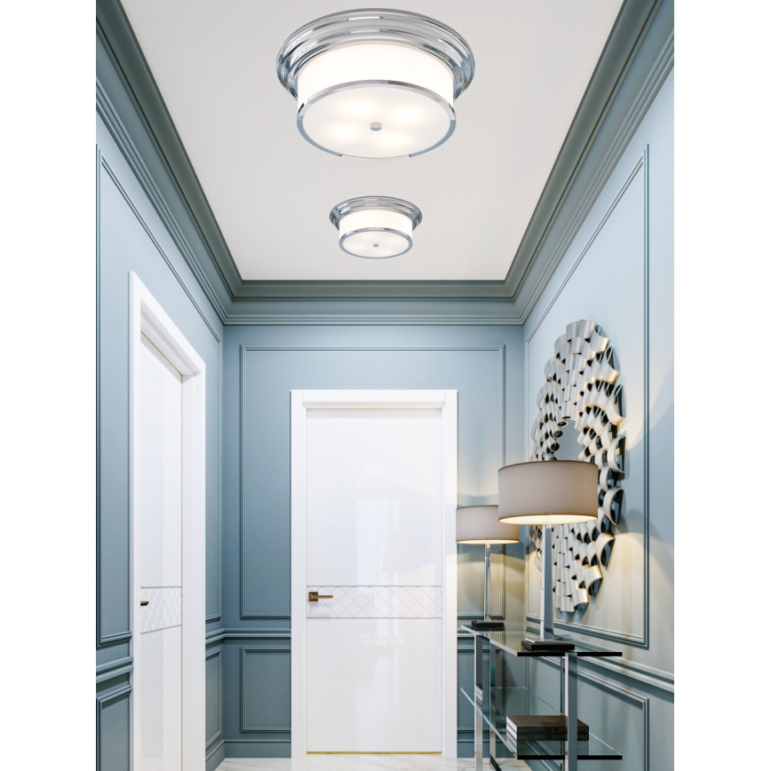 Open Design OR84894 - Taklampa FAMBURO 4xE14/12W/230V Ø 38 cm, polerad krom