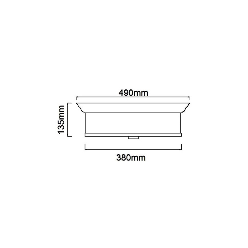 Open Design OR84900 - Taklampa FAMBURO 4xE14/12W/230V Ø 38 cm, guld