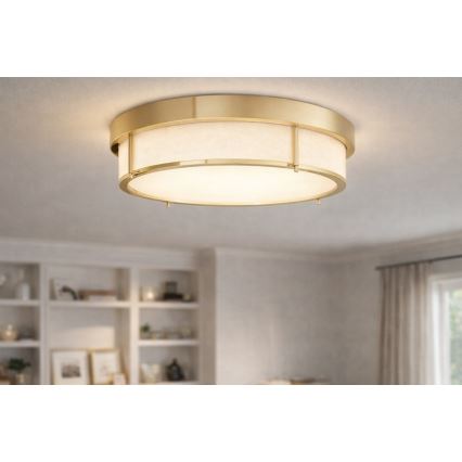 Open Design OR84955 - Taklampa ROMI 3xE14/12W/230V Ø 40 cm mässing