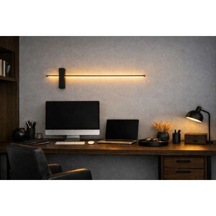 Open Design OR85068 - LED-vägglampa BENE LED/7W/230V 62 cm svart