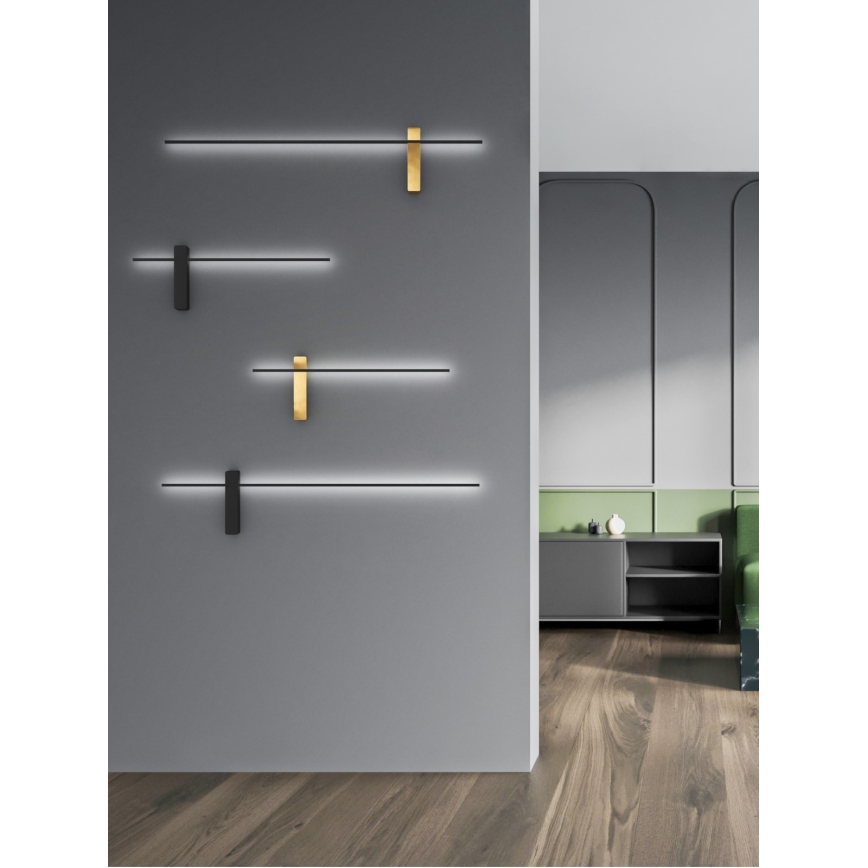 Open Design OR85082 - LED vägglampa BENE LED/7W/230V 62 cm guldfärgad