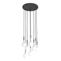 Open Design OR85327 - Pendellampa med vajer ERO 8xG9/8W/230V polerad krom