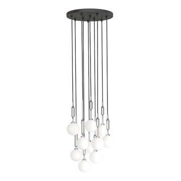 Open Design OR85358 - Takpendel på vajer ERO 10xG9/8W/230V i polerad krom