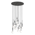 Open Design OR85402 - Hänglampa på kabel ERO 12xG9/8W/230V svart