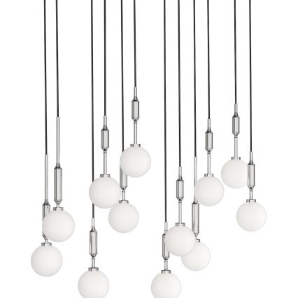 Open Design OR85440 - Ljuskrona på vajer ERO 12xG9/8W/230V blank krom