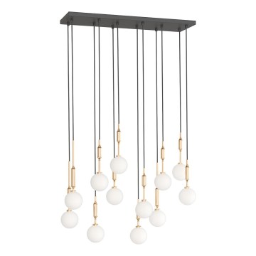 Open Design OR85457 - Pendel med vajer ERO 12xG9/8W/230V guldfärgad