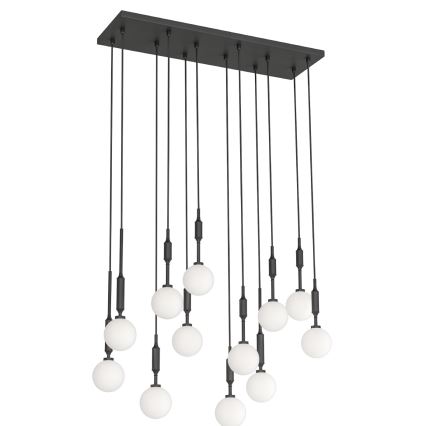 Open Design OR85464 - Taklampa med vajer ERO 12xG9/8W/230V svart