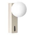Open Design OR85587 - Vägglampa BOLETTA 1xG9/8W/230V beige