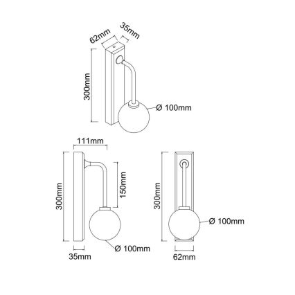 Open Design OR85594 - Badrumsvägglampa ERO 1xG9/9W/230V IP44 blank krom