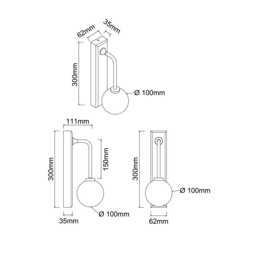 Open Design OR85617 - Badrumsvägglampa ERO 1xG9/9W/230V IP44 roséguld