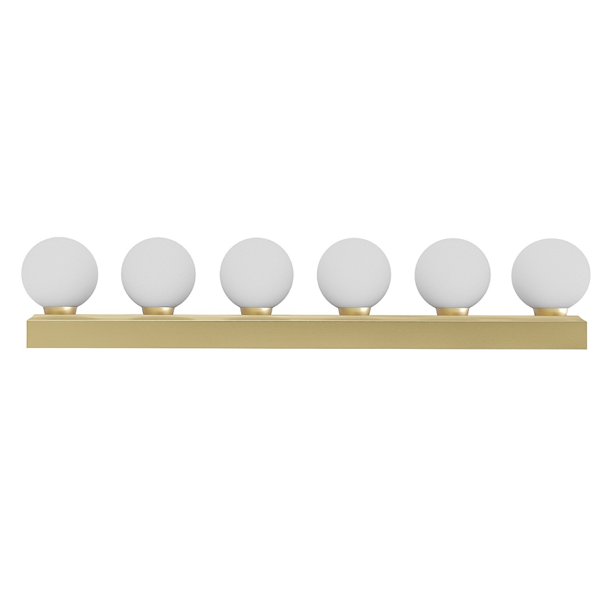 Open Design OR85686 - Badrumsvägglampa MERINO 6xG9/8W/230V 61 cm IP44 mässing