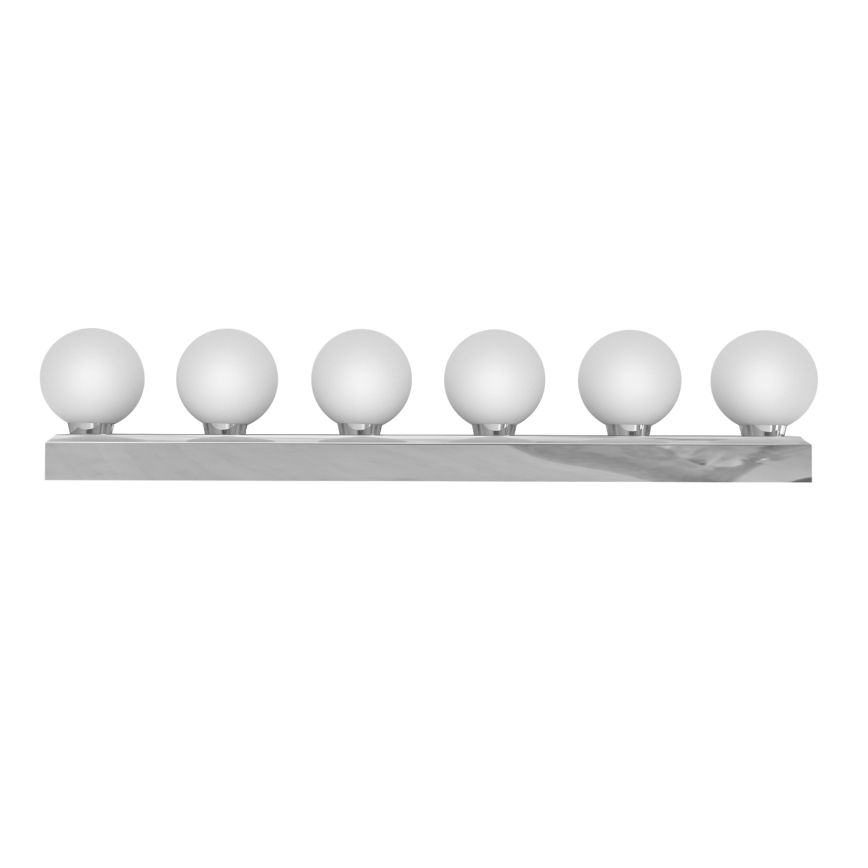 Open Design OR85693 - Badrumsvägglampa MERINO 6xG9/8W/230V 61 cm IP44 blankkrom
