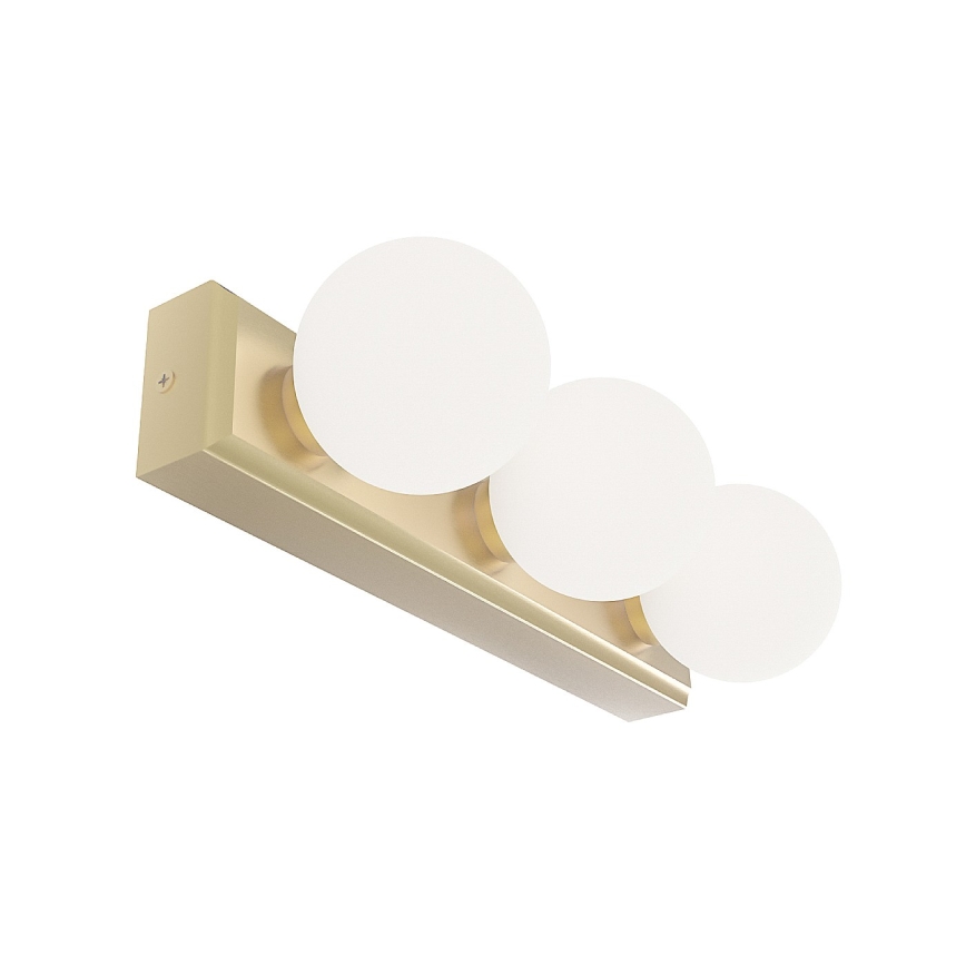 Open Design OR85716 - Badrumsvägglampa MERINO 3xG9/8W/230V 30 cm IP44 mässing
