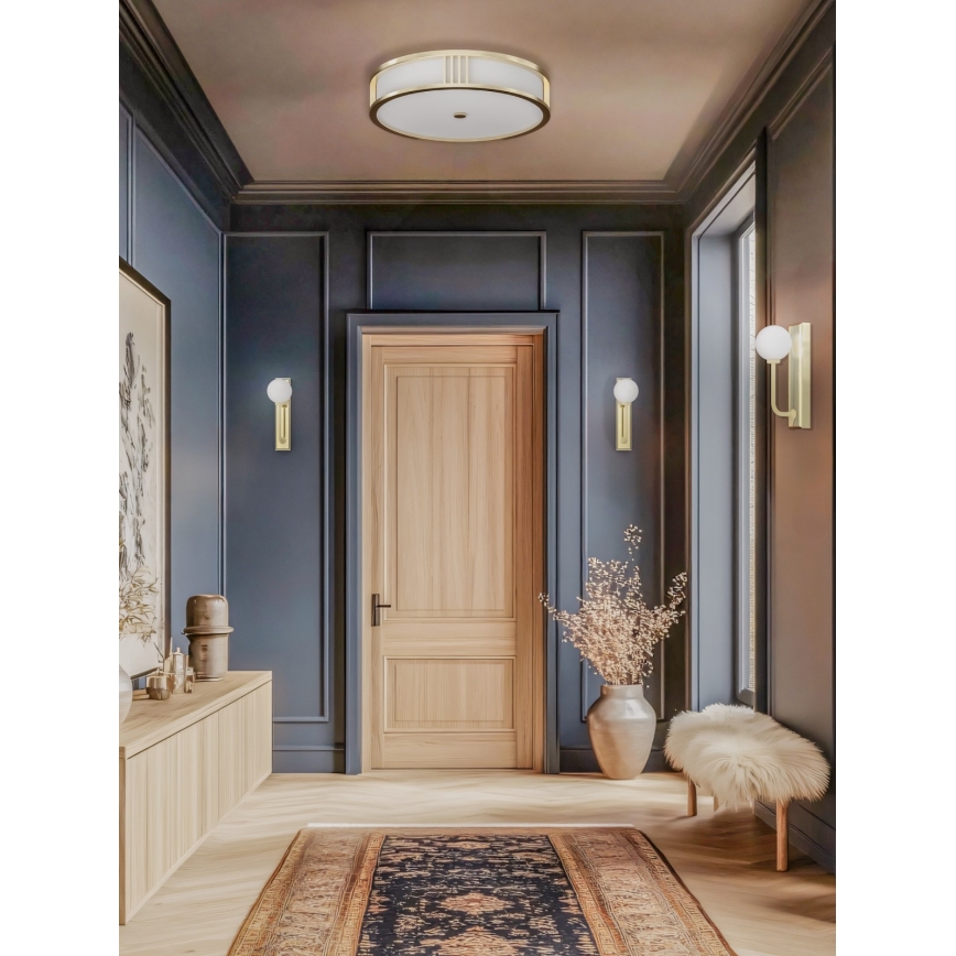 Open Design OR85761 - Taklampa SANDRO 4xE14/12W/230V Ø 50 cm mässing