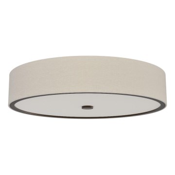 Open Design OR85990 - Taklampa ZALINDRO 4xE27/15W/230V Ø 54,5 cm beige/brun