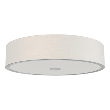 Open Design OR86010 - Taklampa ZALINDRO 4xE27/15W/230V Ø 54,5 cm vit/blank krom