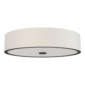 Open Design OR86027 - Taklampa ZALINDRO 6xE27/15W/230V Ø 74,5 cm vit/svart