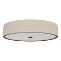 Open Design OR86041 - Taklampa ZALINDRO 6xE27/15W/230V Ø 74,5 cm beige/brun