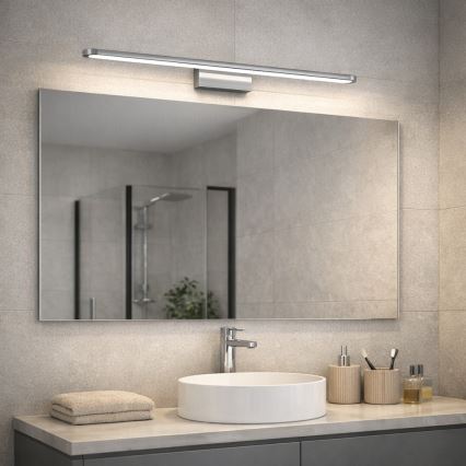 Open Design OR86157 - LUCE LED-spegelbelysning för badrum LED/12W/230V 3000/4500/6500K 91,5 cm IP44 blank krom