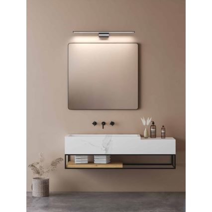 Open Design OR86164 - LUCE LED-spegelbelysning för badrum, 12W/230V, 3000/4500/6500K, 91,5 cm, IP44, svart