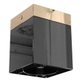 Open Design OR86300 - Spotlampa CUBO 1xG9/8W/230V svart/roséguld