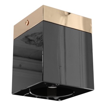 Open Design OR86300 - Spotlampa CUBO 1xG9/8W/230V svart/roséguld