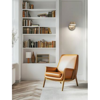 Open Design OR86539 - LED-vägglampa TIMO LED/6W/230V 3000/4500/6500K mässing