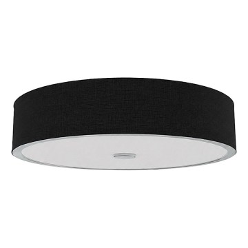 Open Design OR86560 - Taklampa ZALINDRO 4xE27/15W/230V Ø 54,5 cm svart/glänsande krom
