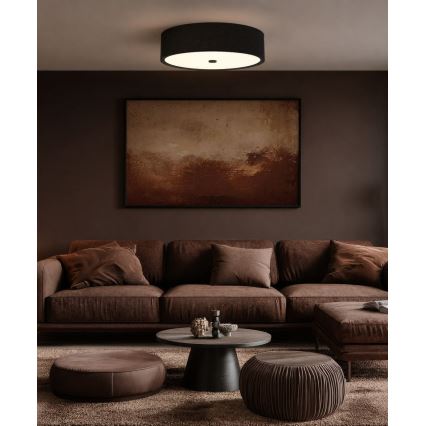 Open Design OR86584 - Taklampa ZALINDRO 4xE27/15W/230V Ø 54,5 cm svart