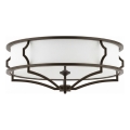 Open Design OR86607 - Taklampa STESSO 4xE27/12W/230V Ø 65 cm brun