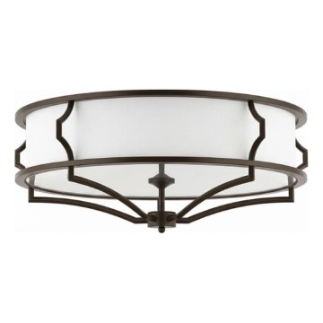 Open Design OR86607 - Taklampa STESSO 4xE27/12W/230V Ø 65 cm brun