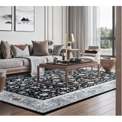 Orientalisk matta GRECE 120x170 cm 2150 g/m2 svart/grå/vit
