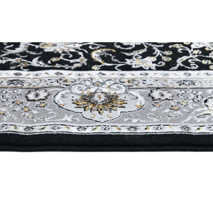 Orientalisk matta GRECE 120x170 cm 2150 g/m2 svart/grå/vit
