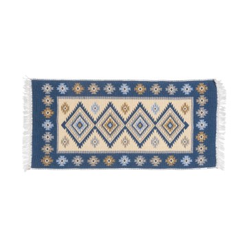 Orientalisk matta KILIM 80x150 cm blå