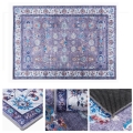Orientalisk matta med halkskydd PRINT SHINE 160x230 cm, blå