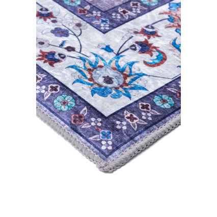 Orientalisk matta med halkskydd PRINT SHINE 160x230 cm, blå