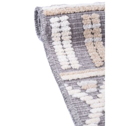 Orientalisk matta NEPAL 80x153 cm grå/beige