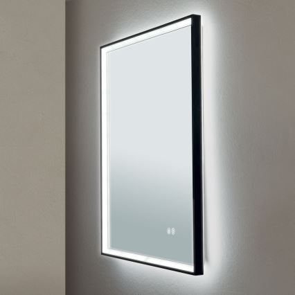 Uppvärmd LED-väggspegel för badrum med bakgrundsbelysning FRAME LED/48W/230V 3000/4000/6000K 60x45 cm IP44
