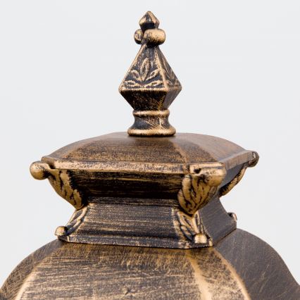 Utomhuslampa AIKO 1xE27/60W/230V 59 cm IP23 brons/patina