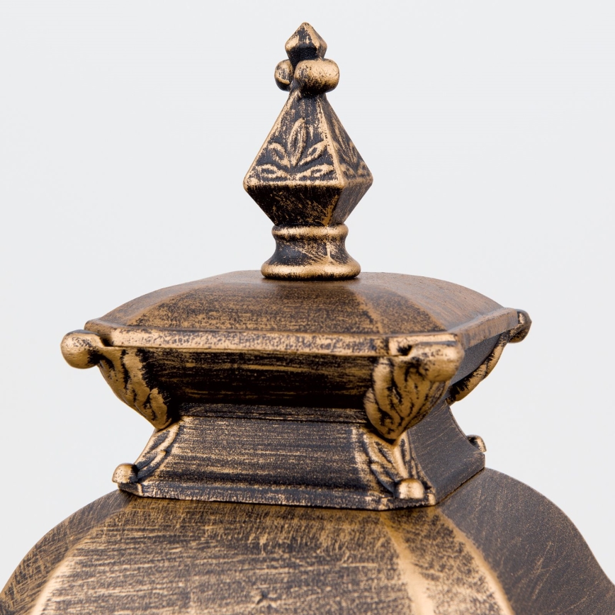 Utomhuslampa AIKO 1xE27/60W/230V 59 cm IP23 brons/patina