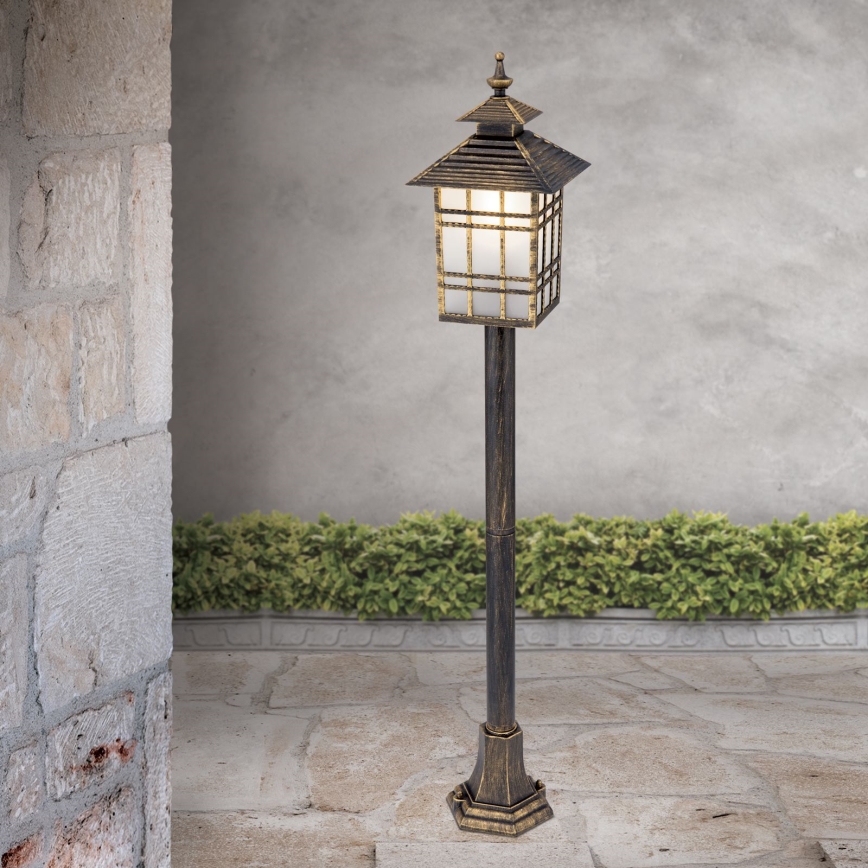 Utomhuslampa KIKO 1xE27/11W/230V IP44 brons/patina