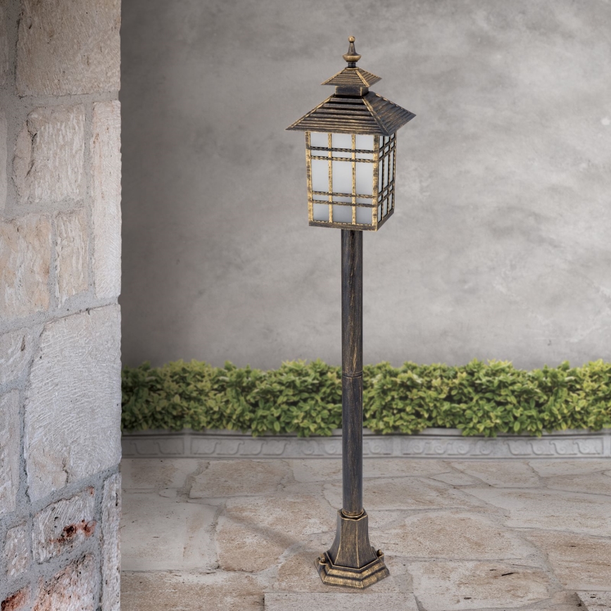 Utomhuslampa KIKO 1xE27/11W/230V IP44 brons/patina