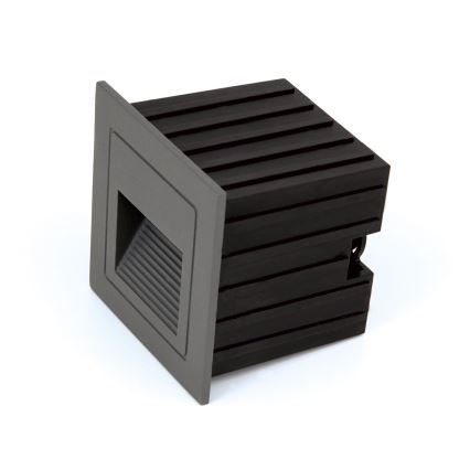 LED Infälld armatur LORO LED/2W/230V IP65 antracit