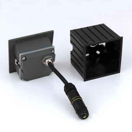 LED Infälld armatur LORO LED/2W/230V IP65 antracit