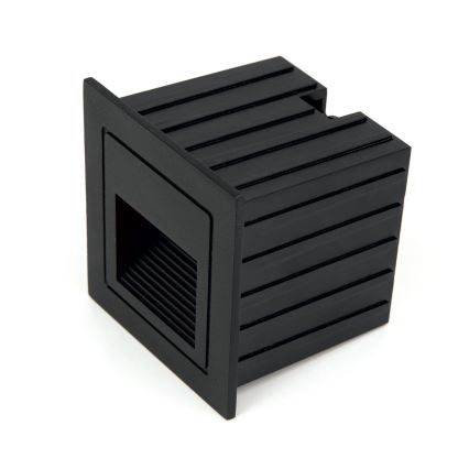 LED Inbyggnadsarmatur LORO LED/2W/230V IP65 svart