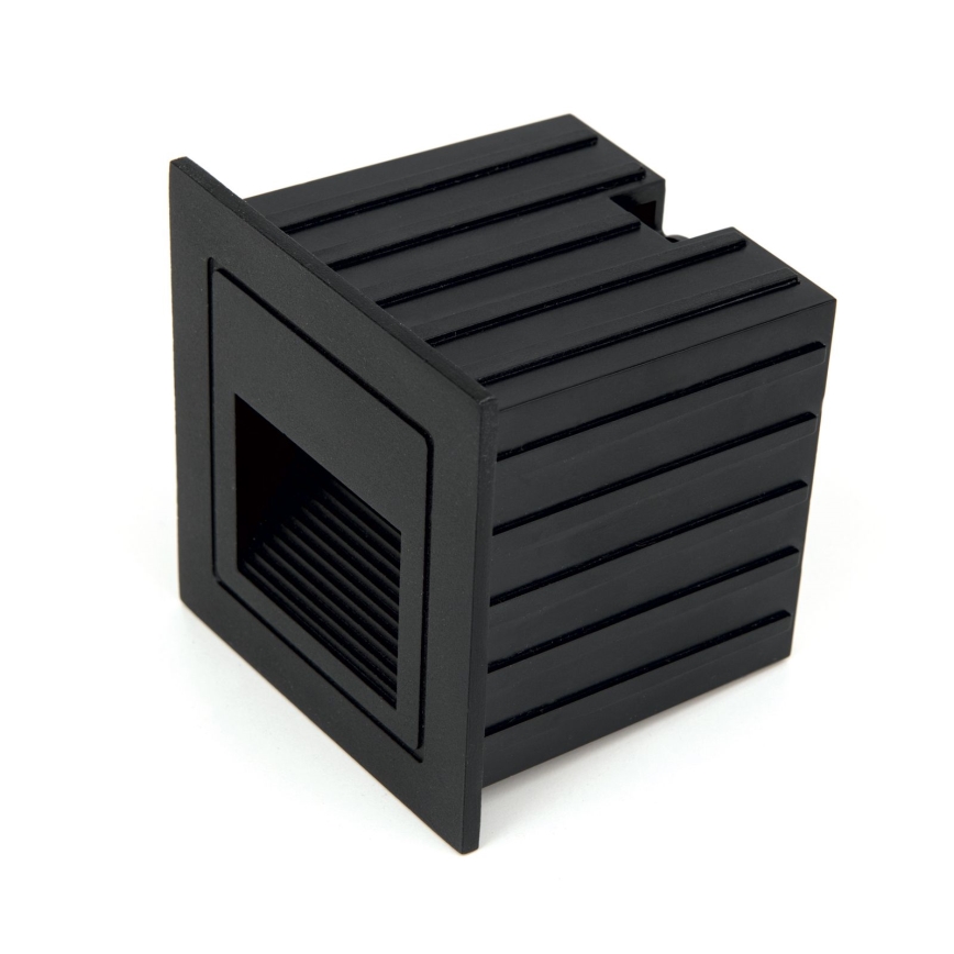 LED Inbyggnadsarmatur LORO LED/2W/230V IP65 svart