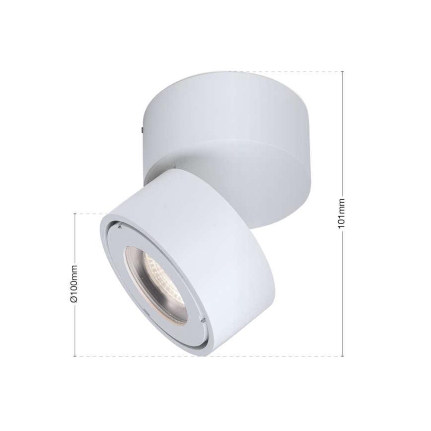 LED Dimbart badrumsspotlight HARVEY LED/15W/230V IP65 vit