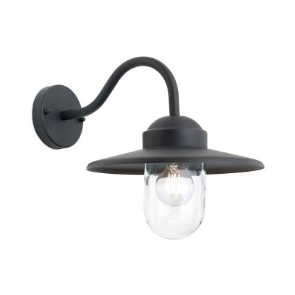 Utomhusvägglampa EDWARD 1xE27/60W/230V IP44 antracit